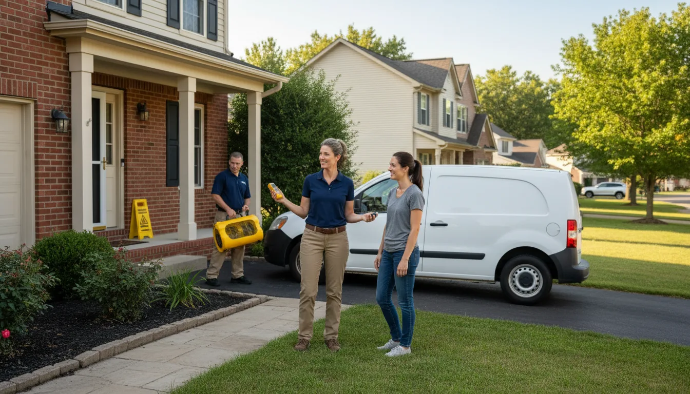 Water restoration image for Water Damage & Restoration Services in Plymouth, CT